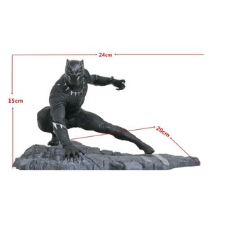 [ส่งฟรี] โมเดล Avengers Blackpanther แบล็คแพนเธอร์ วัสดุ PVC สูง 15cm