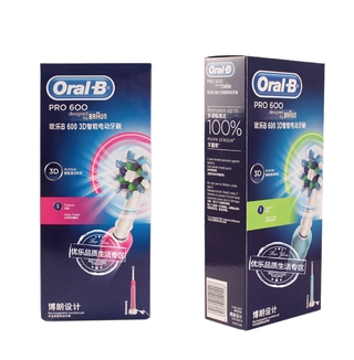 Oral-B รุ่น Pro 600 Electric Rechargeable Toothbrush Powered by Braun