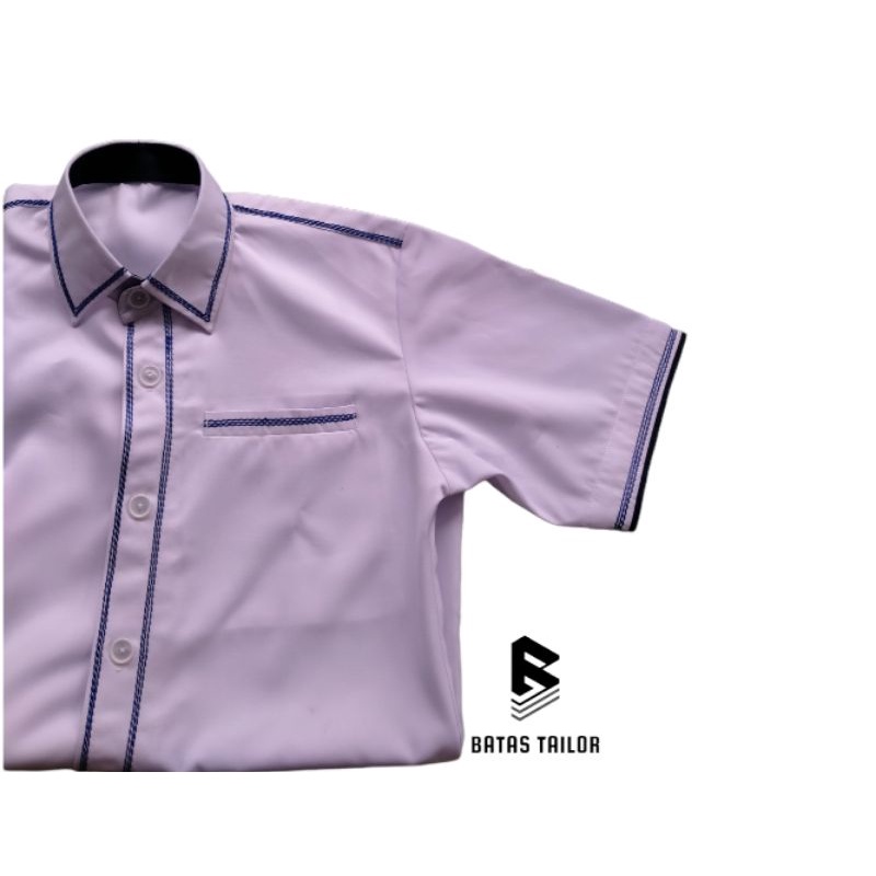 WHITE OFFICE UNIFORM FOR MEN, SHORT SLEEVES, SUPREME COURT