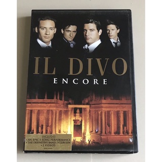 ดีวีดี ของแท้ ลิขสิทธิ์ มือ 2 สภาพดี...ราคา 299 บาท  “Il Divo” ดีวีดี “Encore”