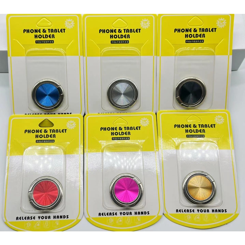 มาใหม่ค่ะ🔥iRing แหวนยึดโทรศัพท์ แหวนติดโทรศัพท์ แหวนติดมือถือ สินค้าพร้อมส่ง ที่เป็นแม่เหล็ก 🧲 พลาสต