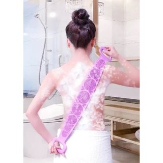 Silica gel bath brush แผ่นซิลิโคนขัดผิวหลังนวดขจัดเชื้อโรค