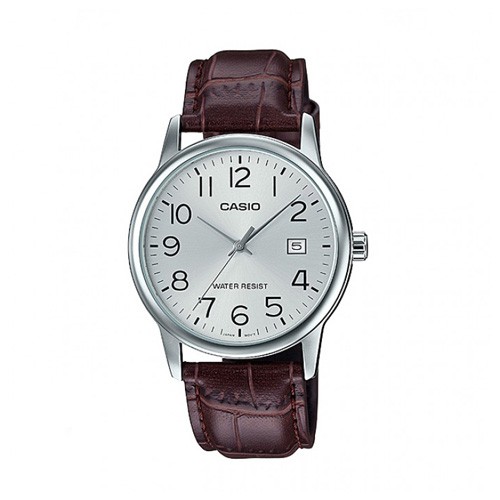 Casio Standard นาฬิกาข้อมือ สายหนัง รุ่น MTP-V002L-7B2UDF,MTP-V002L-7B2,MTP-V002L