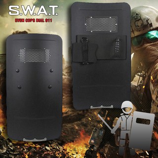 SWAT SHIELD โล่เหล็ก โล่โลหะ โล่ตำรวจ Police ทหาร Soldier ปราบจลาจล