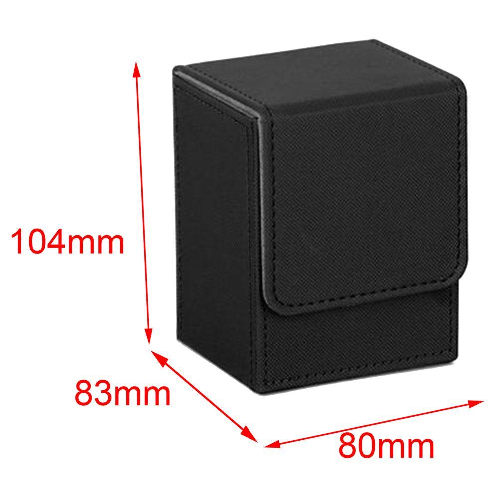 DESMNDRI Deck Box การ์ดเกม 100 + คอลเลกชันเกม MTG หนัง PU ของขวัญกล่องของเล่นกล่องเก็บการ์ด