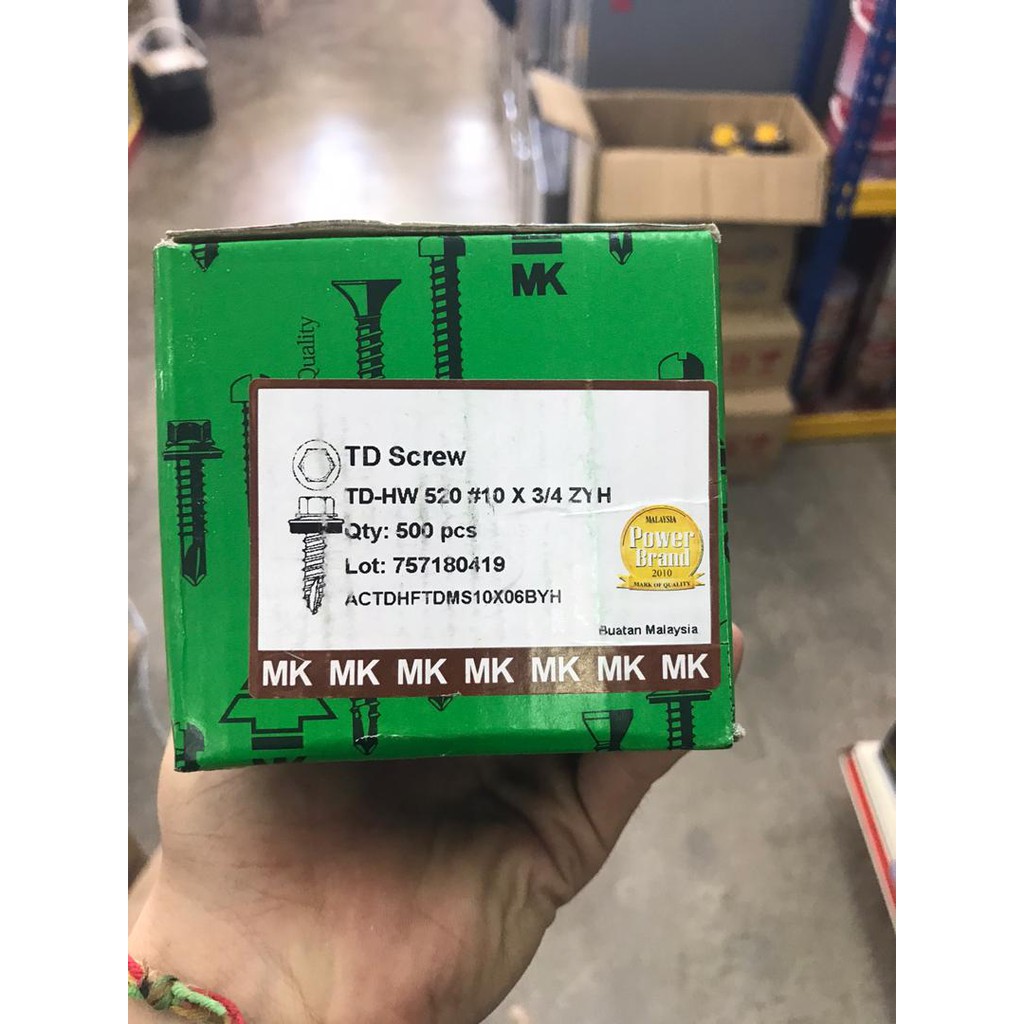 MK TD-HW 520/525/640/645/650/665/675 ZYH SELF DRILLING SCREW