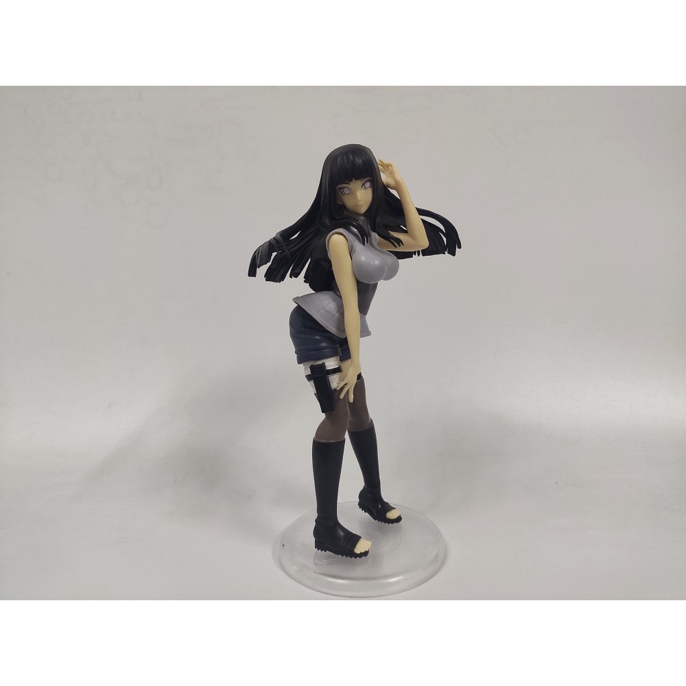 อะนิเมะ Naruto Shippuden Byakugan Hinata Hyuga PVC รูปของเล่นของขวัญไม่มีกล่อง
