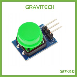 [Gravitechthai]Big Button 12x12mm Module - Green