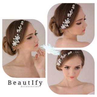 🌼พร้อมส่ง!! ดอกไม้ประดับตกแต่งทรงผมสำหรับเจ้าสาวหรืองานปาร์ตี้สังสรรค์ในค่ำคืนสำคัญต่างๆ
