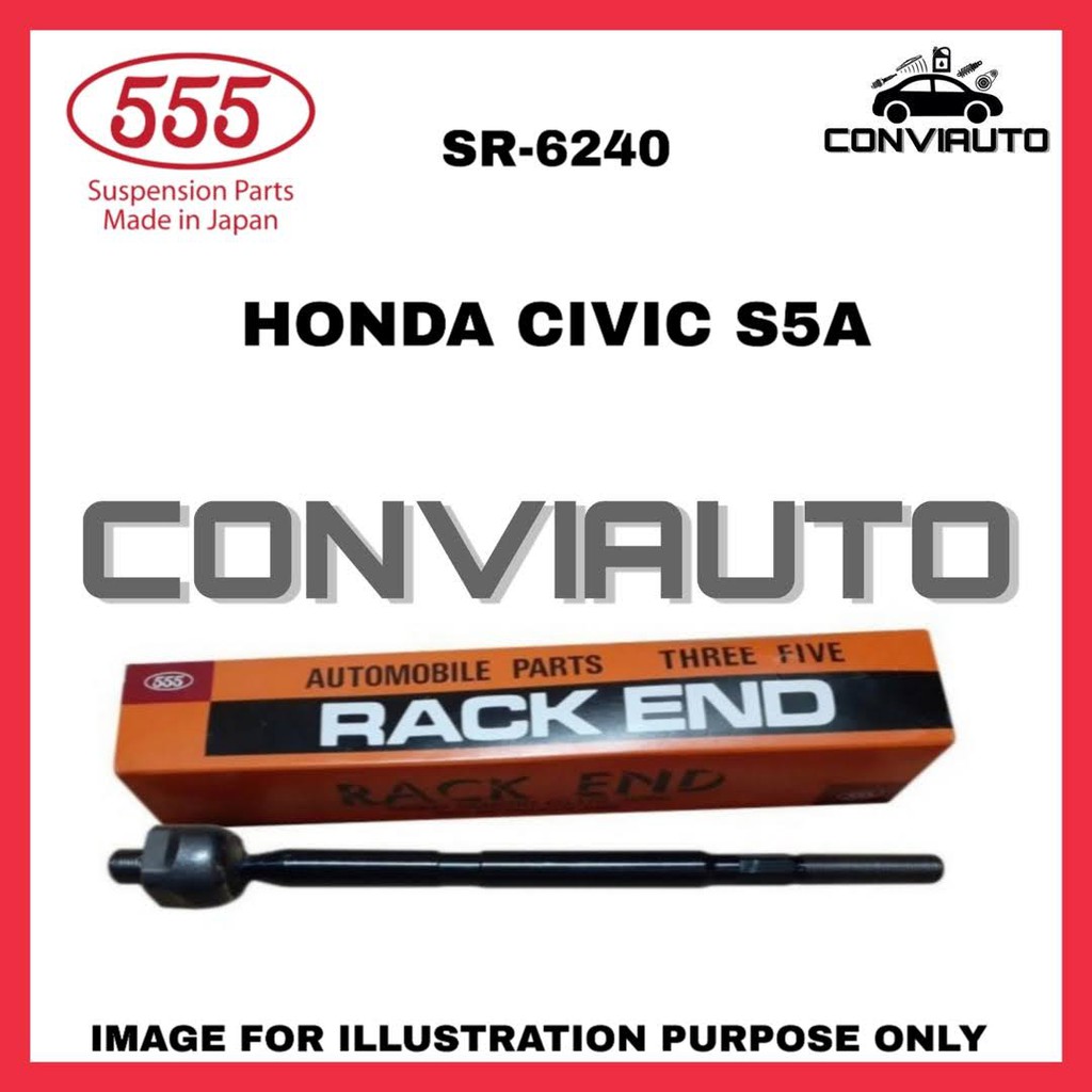 HONDA CIVIC S5A RACK END 555 (SR-6240)