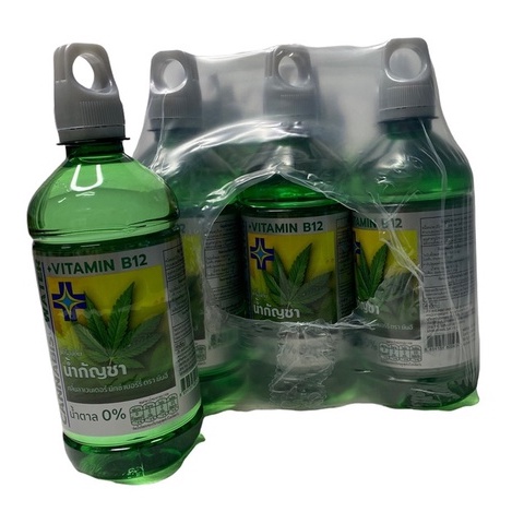 ยันฮี เครื่องดื่มน้ำกัญชา กลิ่นลาเวนเดอร์ มิกซ์ เบอรรี่ 460ml Cannabis Water Vitamin B12 1แพคใหญ่/จำ