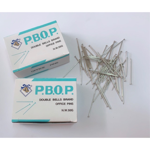เข็มหมุดปักกระทง เข็มหมุดทำกระทง ตะปูเข็ม 50g.(ราคาต่อกล่อง)