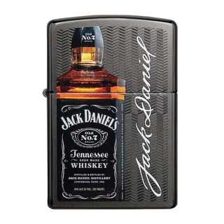 Zippo ไฟแช็กรุ่น 49321 Jack Daniel-Grey Dusk ของแท้ รับประกันตลอดชีวิต นำเข้าและจำหน่ายโดยตัวแทนจำหน่าย