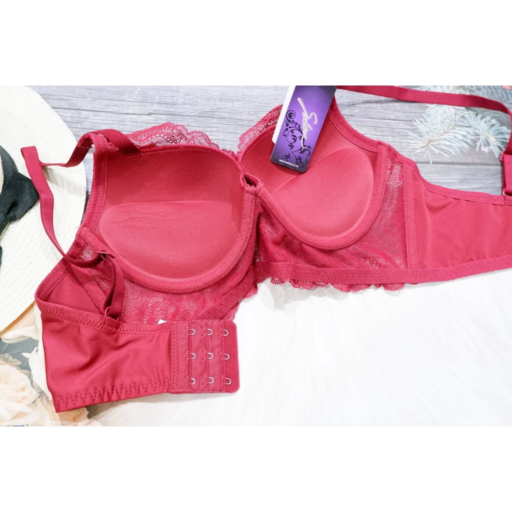 Sabina เสื้อชั้นใน (มีโครง) รุ่น Habpy Lady รหัส HBLP588RD สีแดง - รูปที่ 4