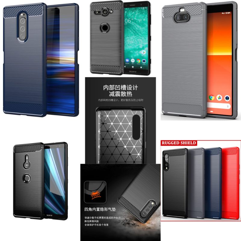 เคส Sony Xperia 1 5 8 10 iv 1ii 5ii 1iii 5ii 1iv 5iv mark XZ4 XZ3 XZ1 XZ2 COMPACT ii iii iv Brushed 