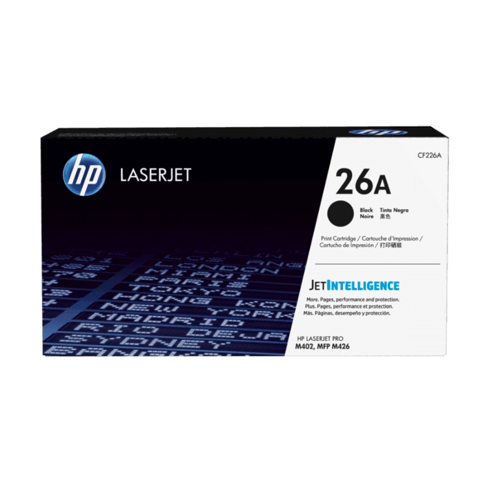 HP  CF226A 26A Black Original LaserJet Toner Cartridge (สินค้าแท้+ออกใบกำกับภาษีได้)