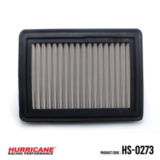 HURRICANE กรองอากาศสแตนเลสสตีล เฮอร์ริเคน รุ่น HS-0273 Honda StepWagon RF1  RF2