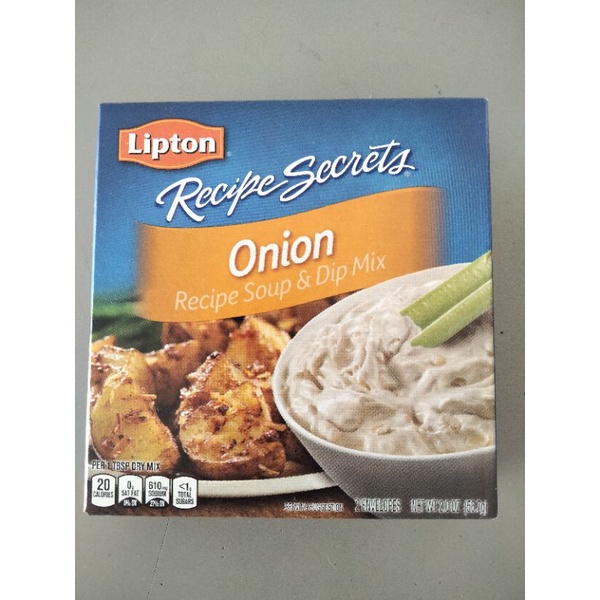 Lipton Onion Recipe Soup&amp;dip Mix ผงทำซุปหัวหอม  56.7g
