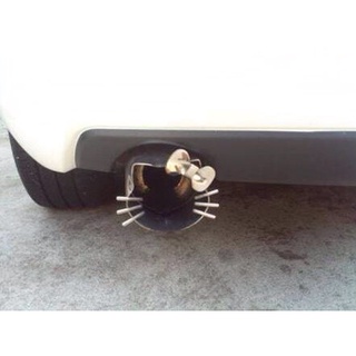 ปลายท่อไอเสียสแตนเลสแท้คิตตี้ Hello Kitty Car Pipe