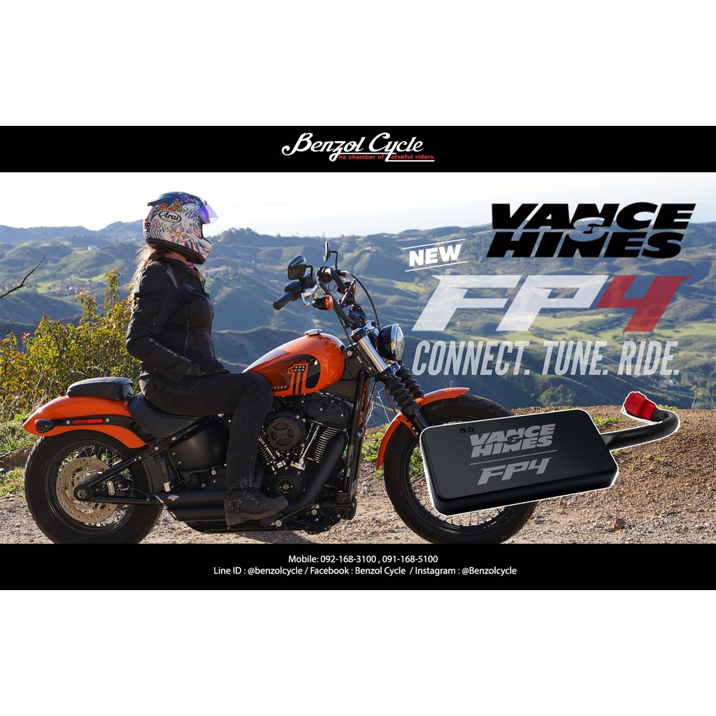 Vance &amp; Hines - Fuelpak FP4 กล่องจูน สำหรับ Harley