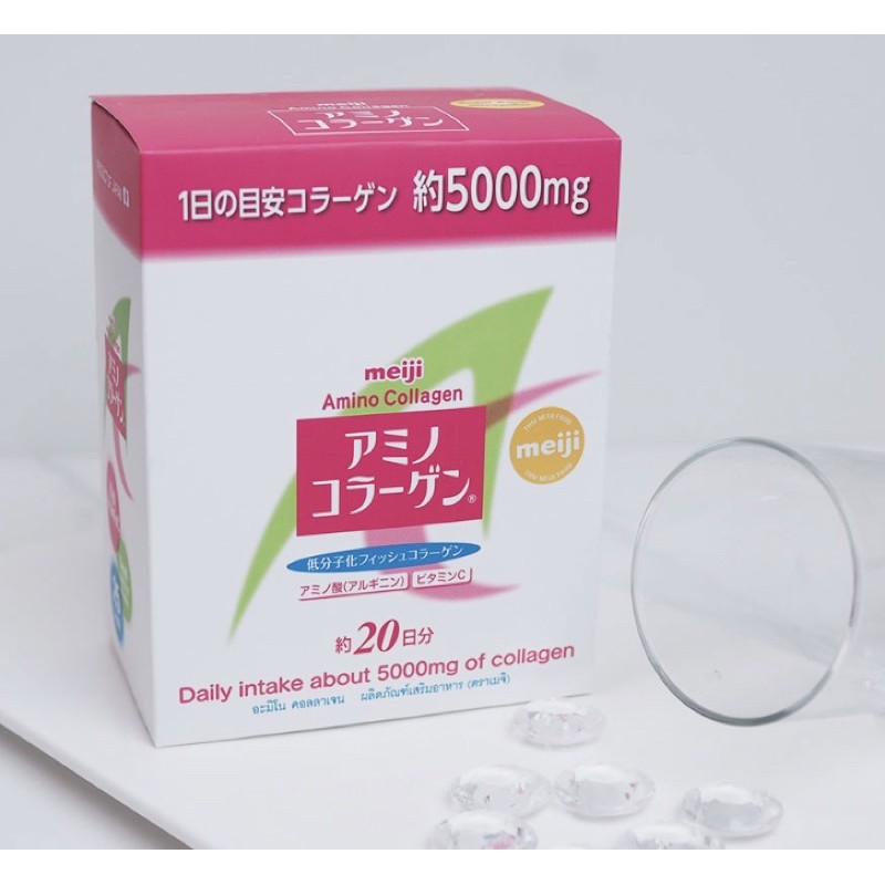 Meiji Amino Collagen ทานได้ 20-30 วัน เมจิ คอลลาเจน