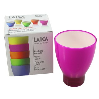 LAICA  แก้วอะคริลิก ใส่เครื่องดื่มร้อน-เย็น  (สีม่วง)