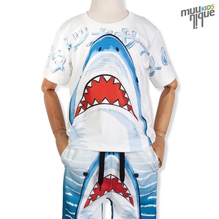 MUUNIQUE JP. Set Kids เสื้อยืด+กางเกงเด็ก รุ่น ฺBig Shark JP-132