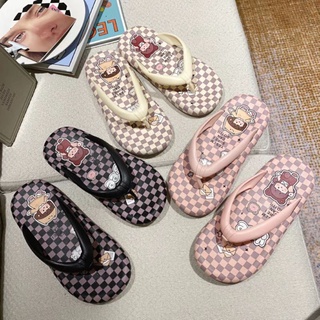 3130-M4 รองเท้าเด็กลายคิมิโนโตะแบบหนีบ มีพร้อมส่ง