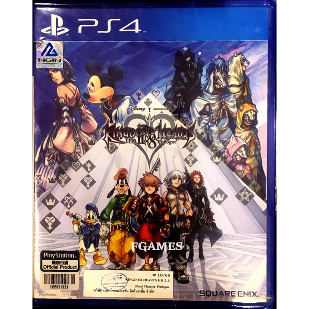 PS4 Kingdom Hearts HD 2.8 (Zone3/Asia)( English ) แผ่นเกมส์ ของแท้ มือหนึ่ง มือ1 ของใหม่ ในซีล