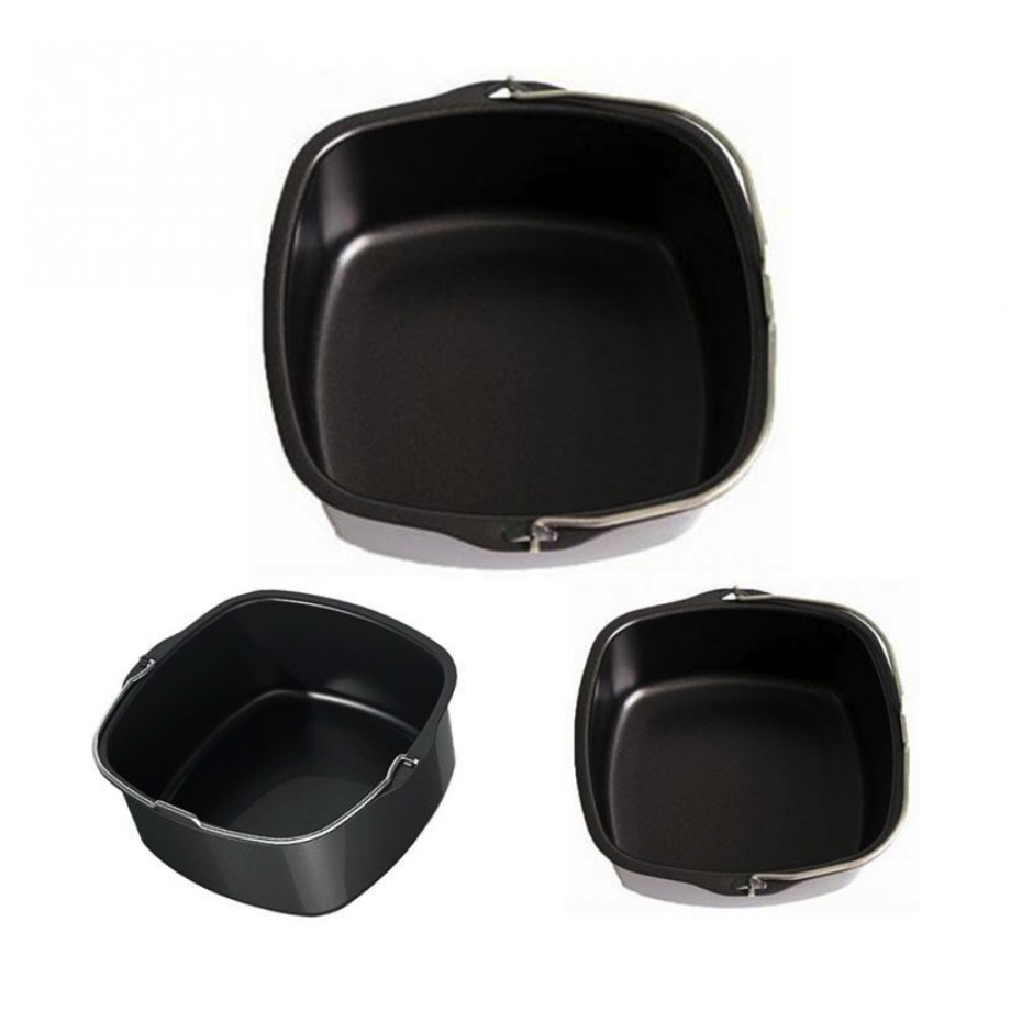 หม้อทอด เคลือบเทฟล่อน 4EVERYTHING  FDA สำหรับBAKING DISH Philips XXL Air fryer Accessories อุปกรณ์เสริมหม้อทอดไร้น้ำมัน - รูปที่ 2