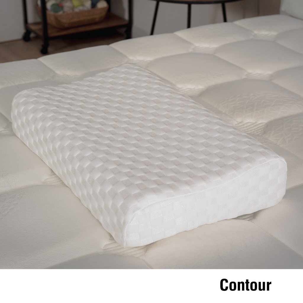 LUCKY mattress หมอนยางพารา ซื้อ 1 แถม 1 ใบ (แบบเดียวสองชิ้น)