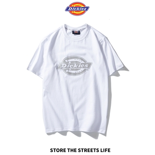 Dickies เสื้อยืดแขนสั้นผ้าฝ้ายทรงหลวมสําหรับผู้ชายผู้หญิง ใหม่