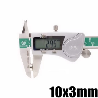 10ชิ้น แม่เหล็ก 10x3มิล กลมแบน 10*3มิล Magnet Neodymium 10x3mm แม่เหล็กแรงสูง 10mm x 3mm แม่เหล็กแรงดูดสูง 10*3mm