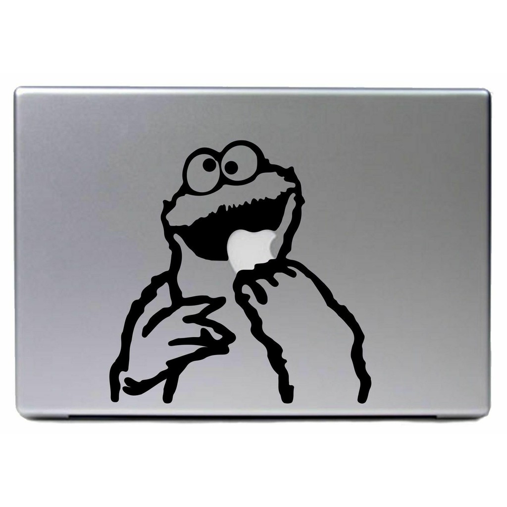 สติ๊กเกอร์ Krümemonster fürrr - สติ๊กเกอร์ Macbook แล็ปท็อป