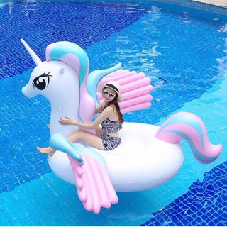 ห่วงยางแฟนซี เเพยาง เเพเเฟนซี โพนี่ รูปยูนิคอร์น Unicorn Rainbow Pony ขนาดใหญ่ พร้อมส่ง