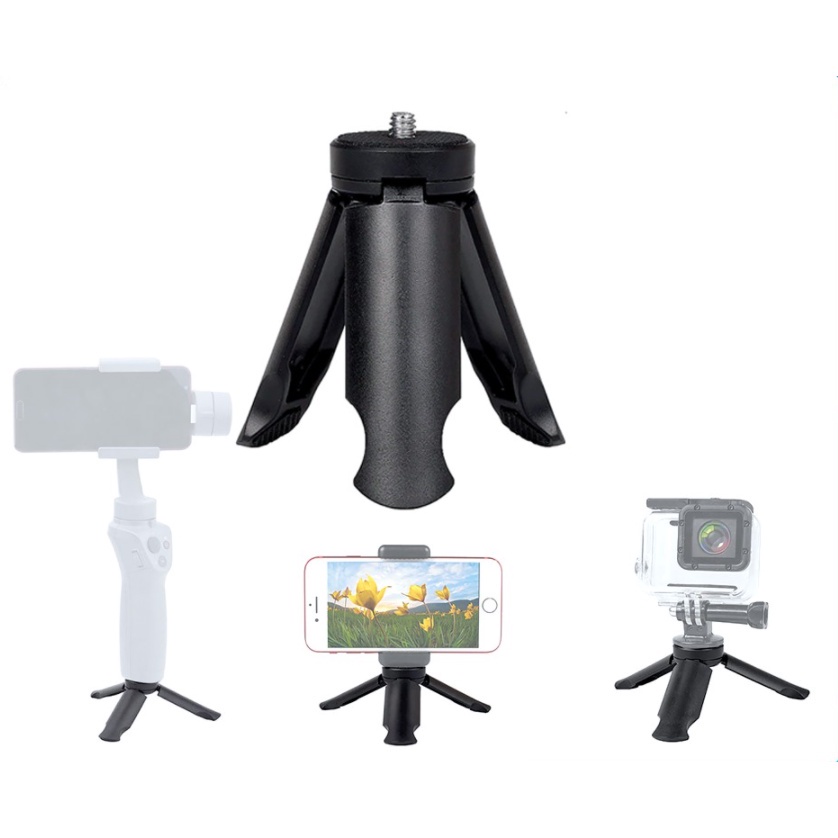 ขาตั้งสามขาขนาดเล็ก ขาตั้งกล้อง Universal Mini Tripod Stand 1/4'' For DJI OSMO Mobile 2 /Gopro / Action Camera