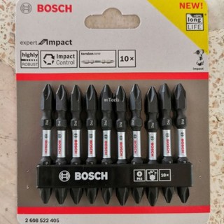 (1ดอก)ดอกไขควง Bosch Impact PH2 ยาว65มิล หัวแฉก