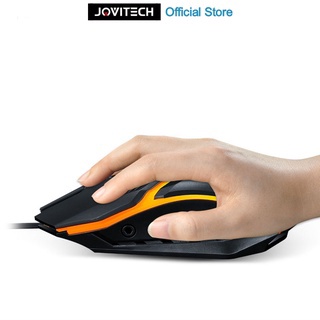 ร้านแนะนำJovitech เมาส์เล่นเกม USB เมาส์เกมมิ่ง เม้าส์แบบมีสาย พร้อมไฟ LED เจ็ดสี Wired Mouse 1000DPI สำหรับคอมพิวเตอร์ แล็ปท็อป img 3