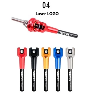 TOOPRE แกนปลดเร็วดุมล้อจักรยาน Titanium Axle CNC Turning Lightweight Quick Skewers