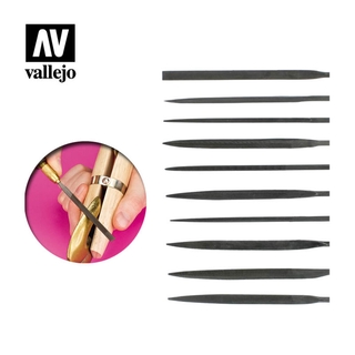 Vallejo BUDGET NEEDLE FILE SET (10)