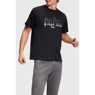 ESPRIT Mens AMBIGRAM CUBE PRINT TEE SHIRT