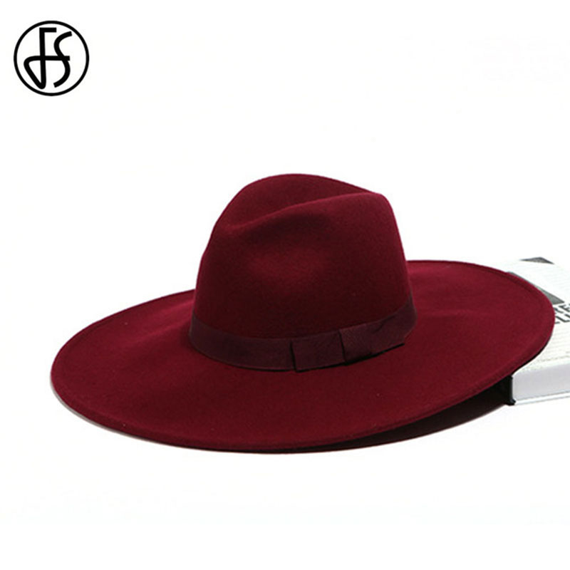 Panama Style Fedora Hat For Men & Women – Wool Felt Wide  display picture 1