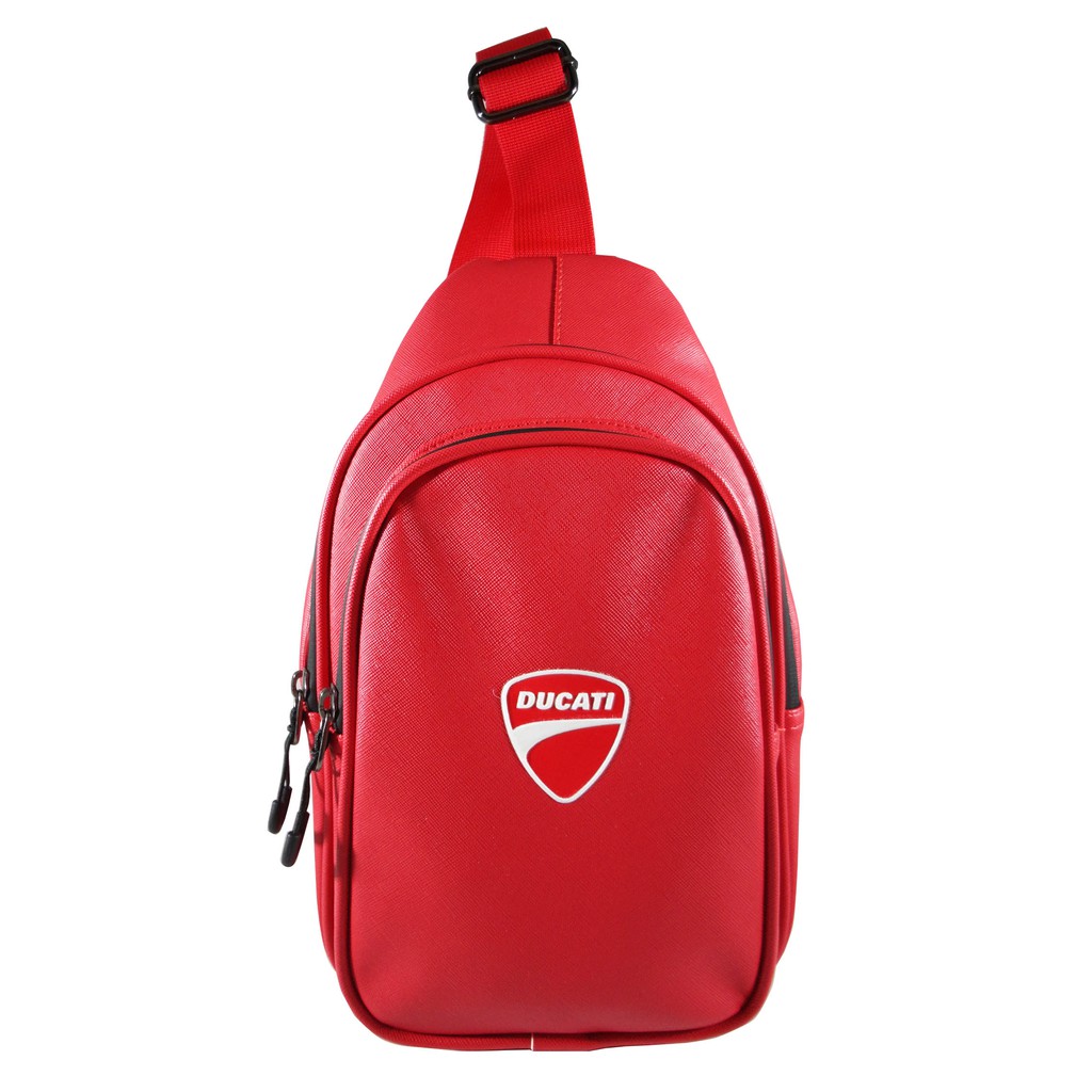 DUCATI กระเป๋าคาดอก DCT49 070 สีแดง