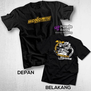 เสื้อยืดพิมพ์ลายแฟชั่น เสื้อยืดผ้าฝ้าย พิมพ์ลาย Honda Gank Engine Ride Racing Herex CB GL MP Combed 30s สําหรับผู้ชาย |