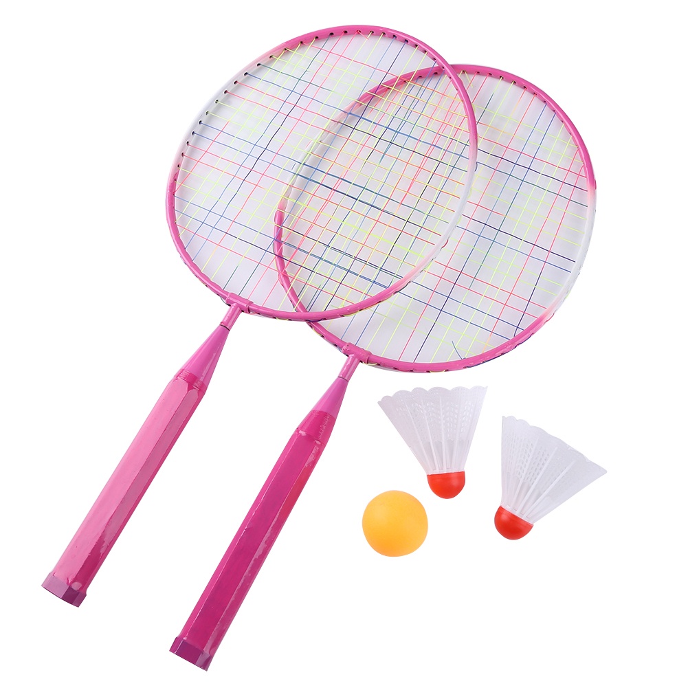 ไม้แบดมินตันrofessional Badminton Rackets Set Children Kids Sort ...
