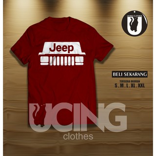 เสื้อยืด พิมพ์ลาย Jeep Silhouette 2 สําหรับยานยนต์