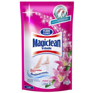 รีฟิลน้ำยาถูพื้น MAGICLEAN ลิลลี่ 800 มล. ผลิตภัณฑ์ทำความสะอาดพื้น MAGICLEAN กลิ่นลิลลี่ บูเก้ ชนิดเติม สูตรใหม่ช่วยให้พ