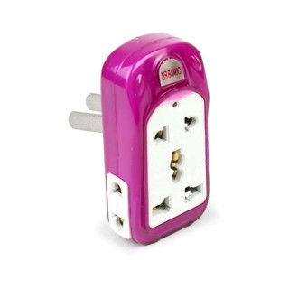 Telecorsa ปลั๊กไฟ ปลั๊กไฟพ่วง 4ช่อง Jimma Conversion Socket รุ่น Jimma-Plug-00b-Song