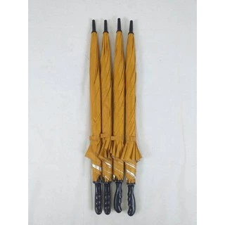 ร่ม ร่มถวายพระ 30นิ้ว รหัส30143-3 โครงเหล็ก/ไฟเบอร์ สีไพร(พระ) UV ผ้าหนา กันแดด กันน้ำ กันลมดี งานไทย