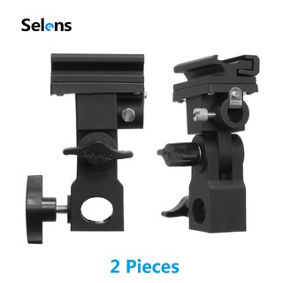 Selens Bracket Holder เมาท์ ขาตั้ง แฟลช 2 ชิ้น